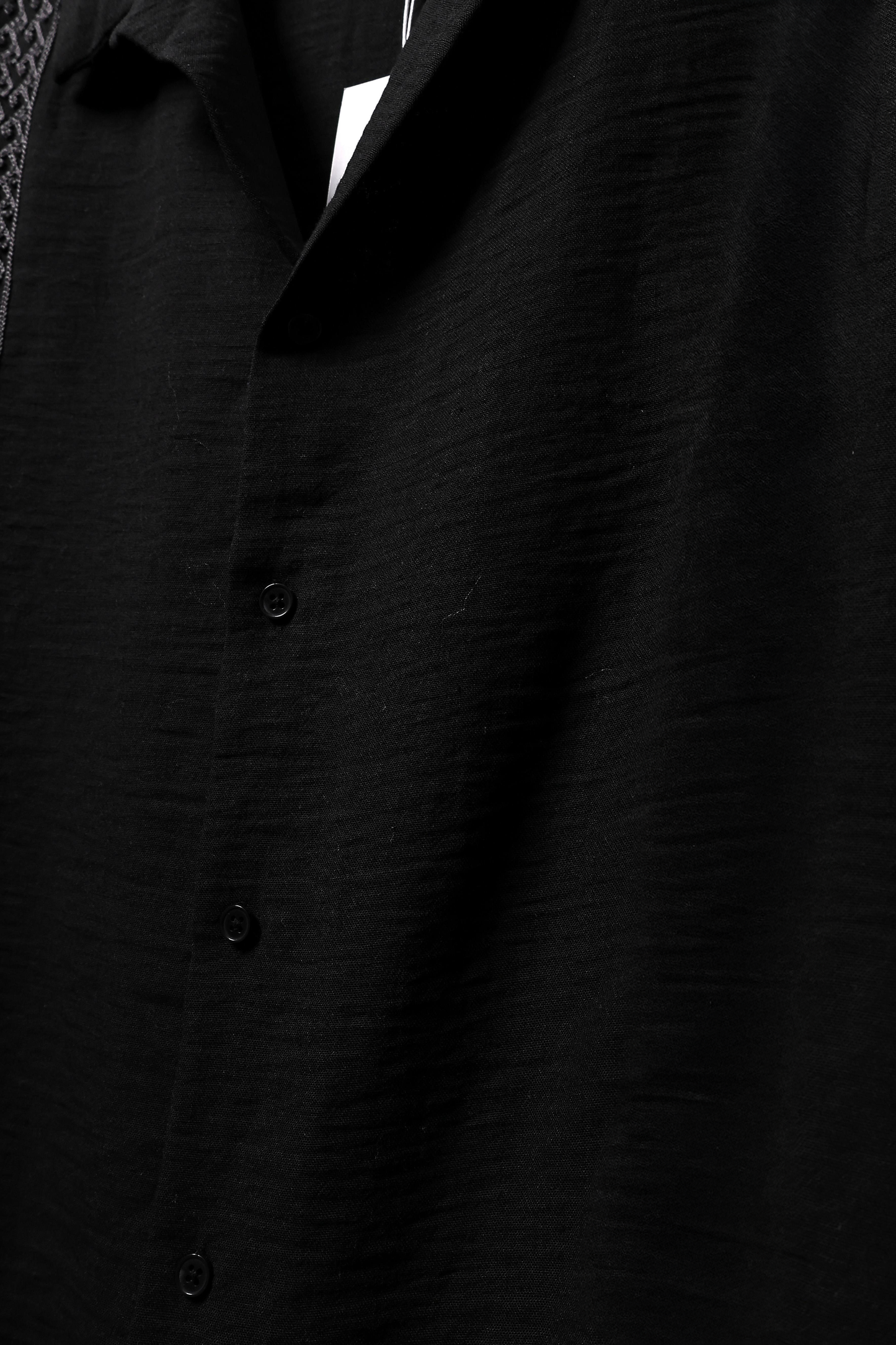 " 9amraya " Classic Shirt - Black