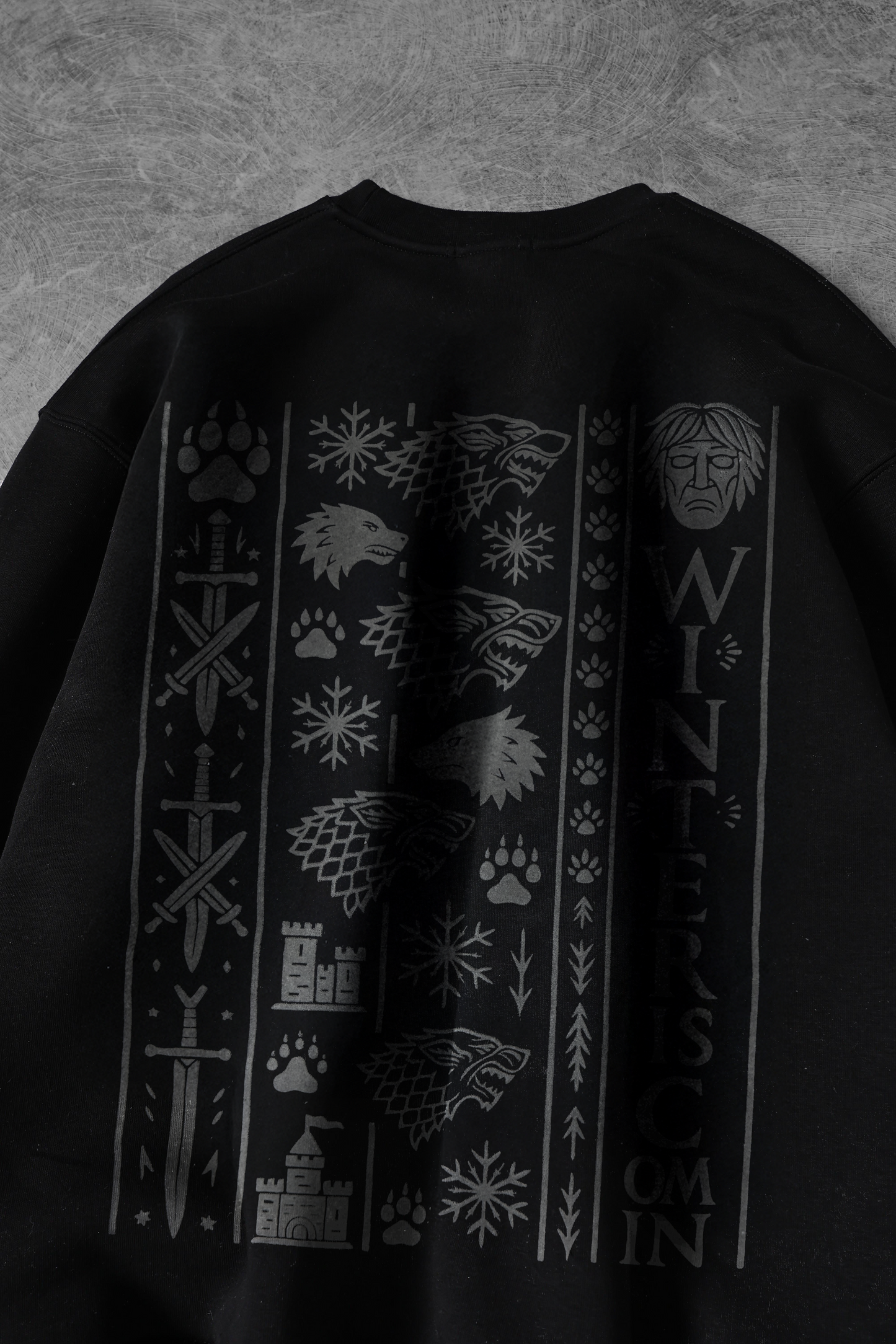 " Winter Is Coming " Oversized Crew-Neck
