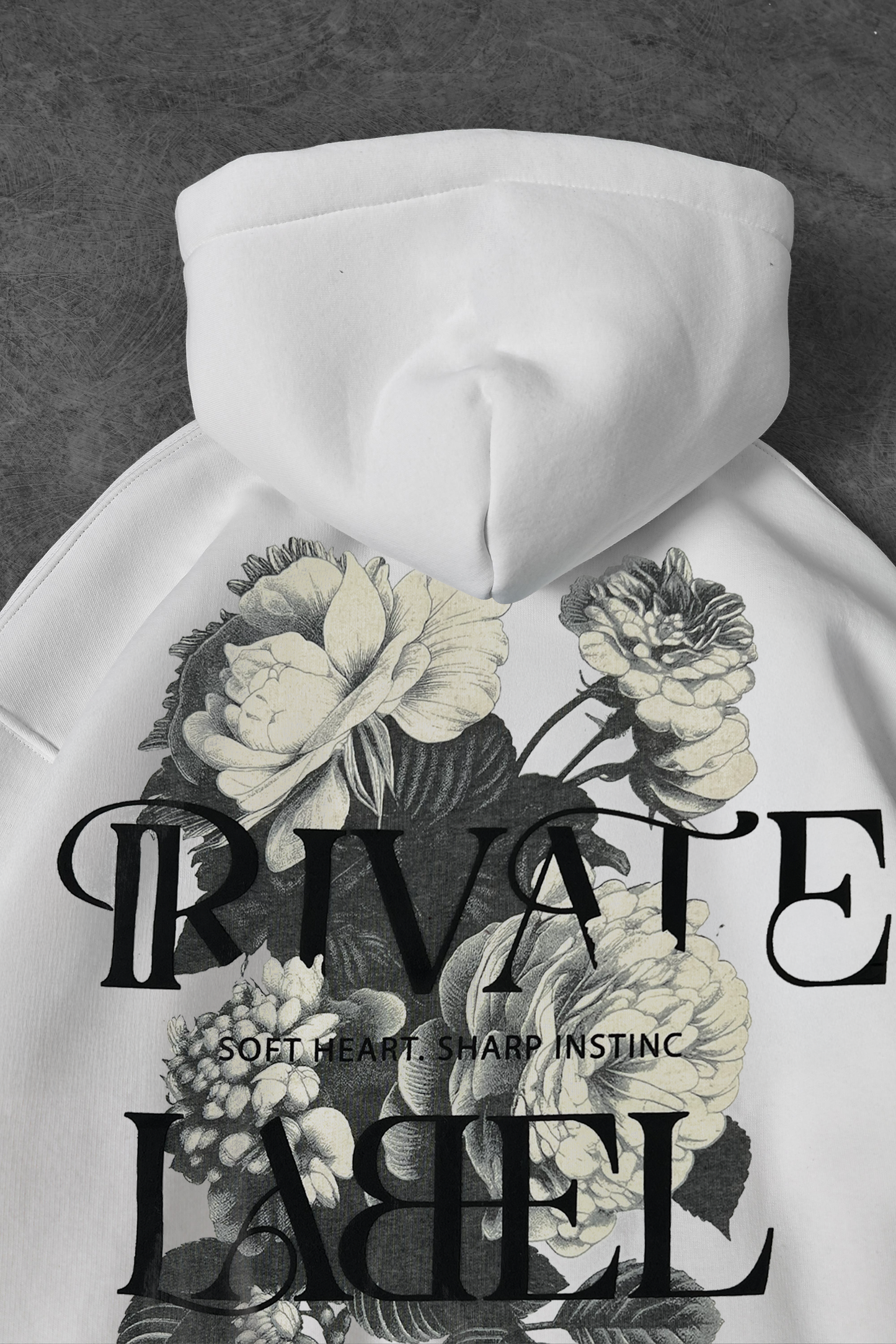 " Private Label " Oversized Hoodie