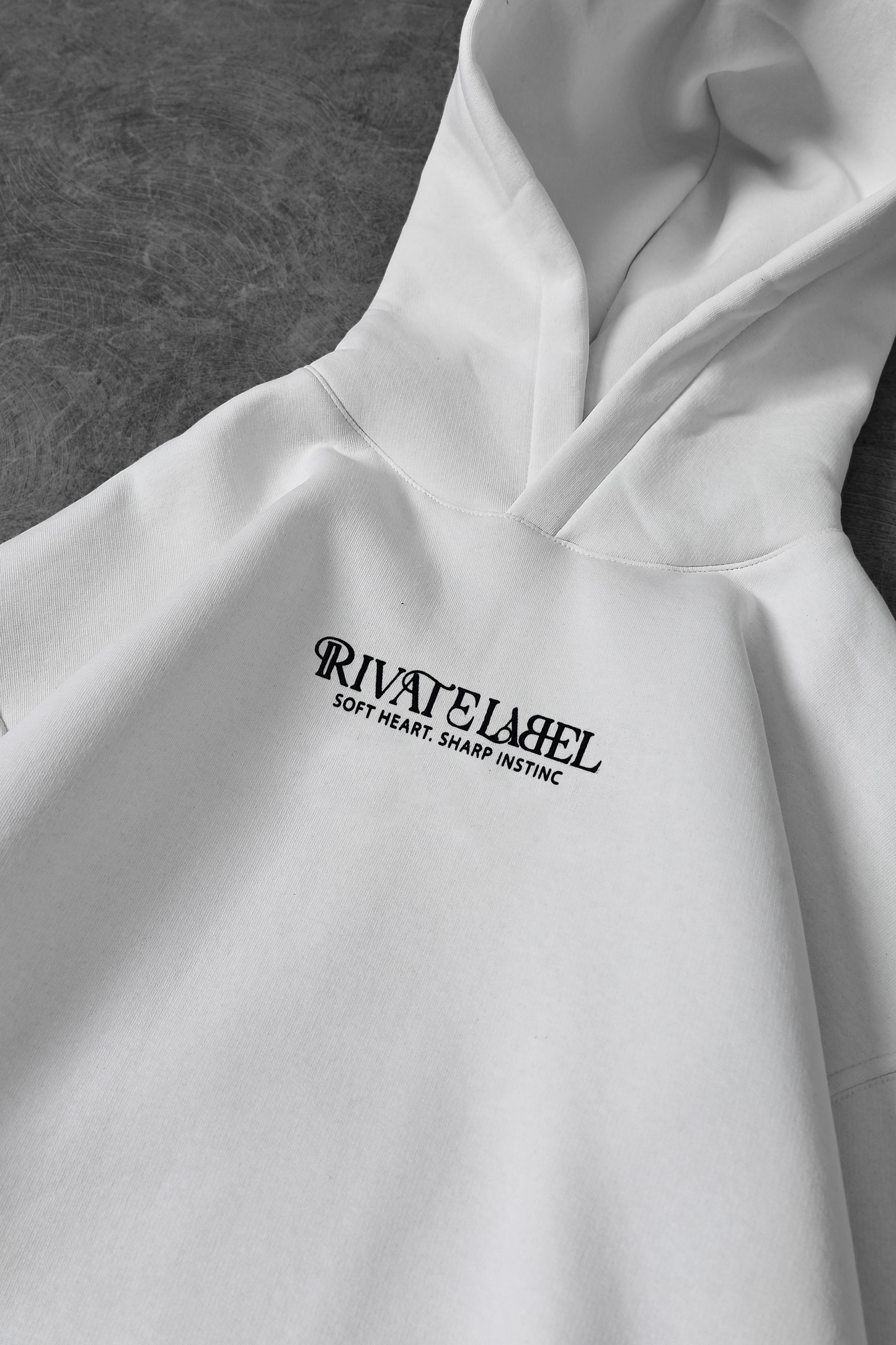 " Private Label " Oversized Hoodie
