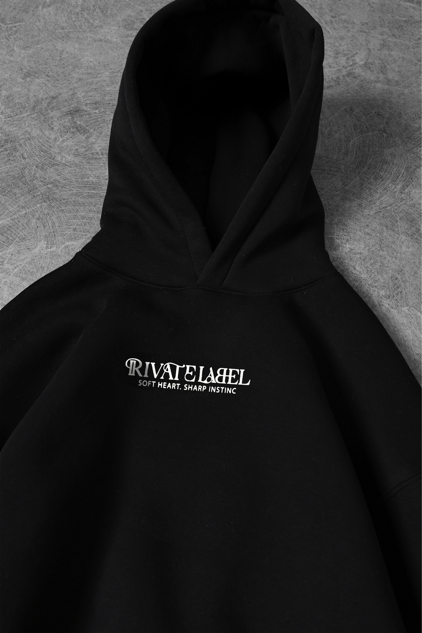 " Private Label " Oversized Hoodie