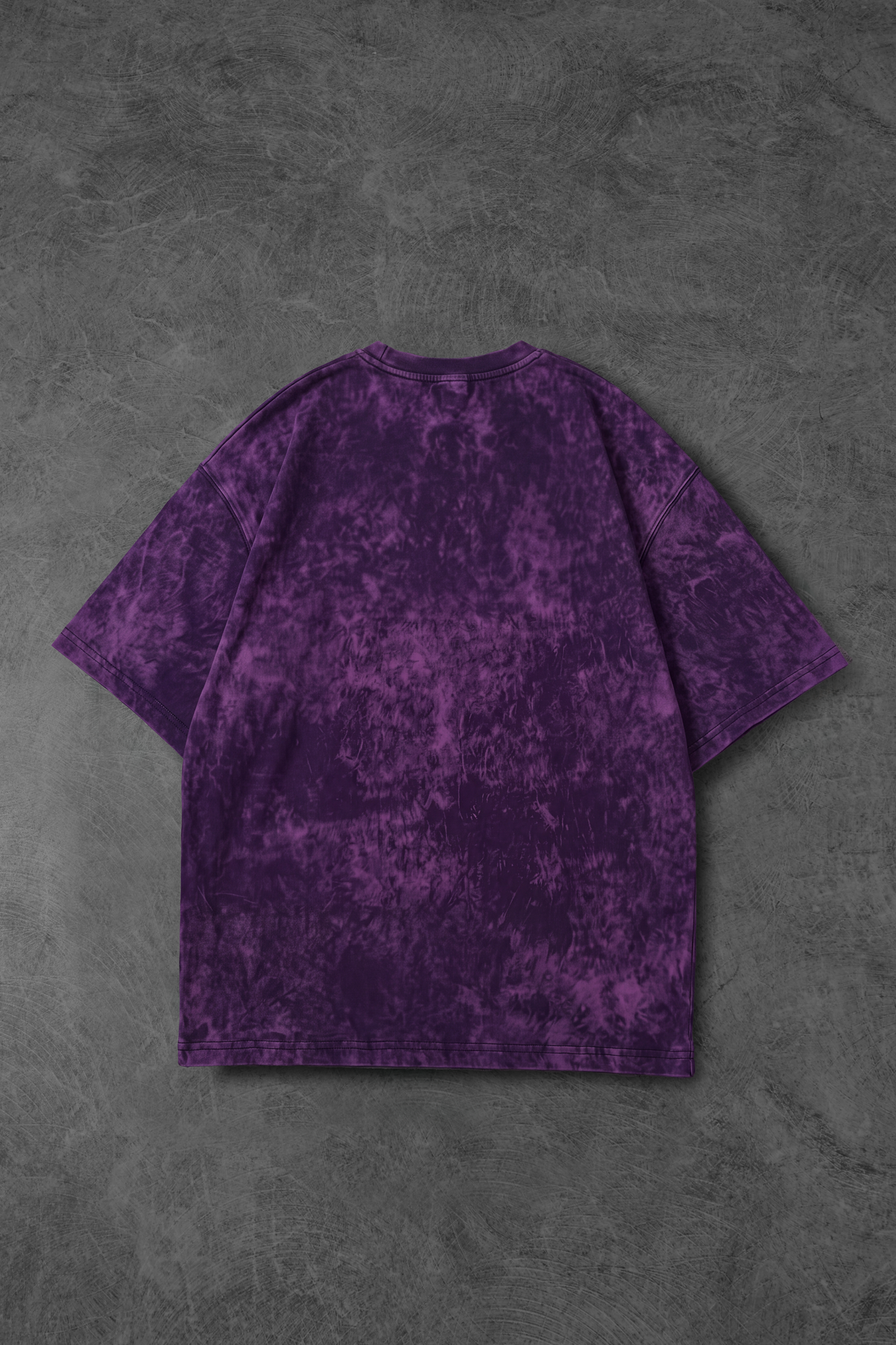 " Anyma - Genesys " UV-Wash Oversized Tee - Purple