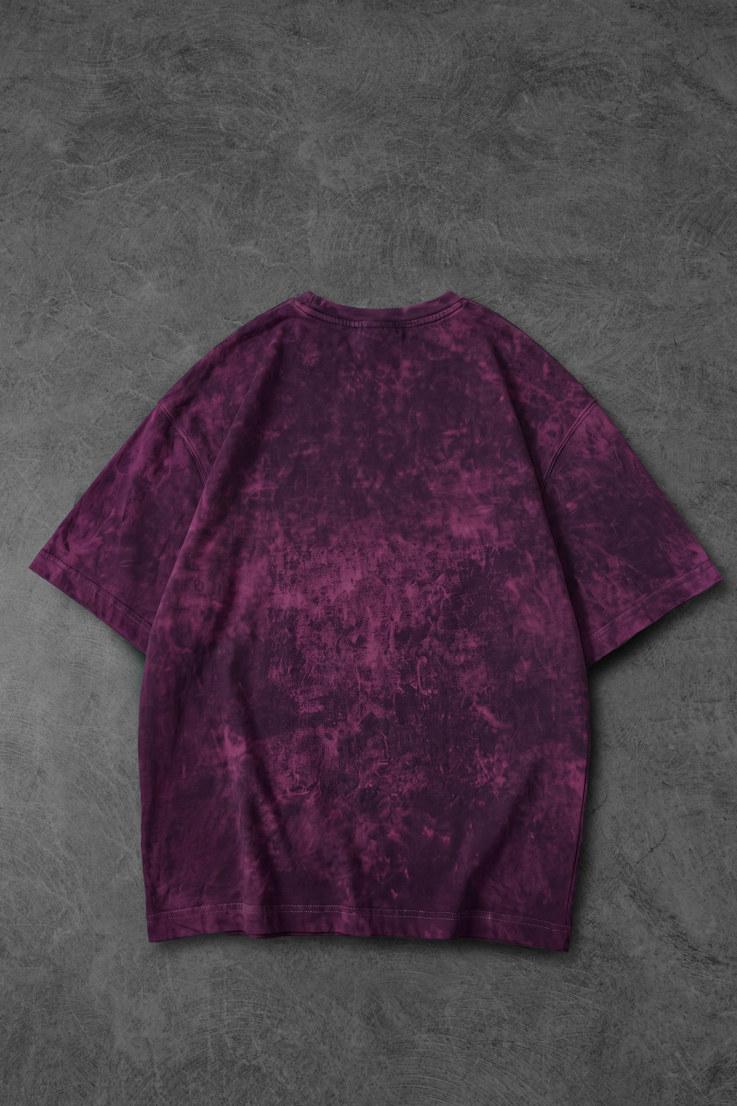 " Innerbloom " UV-Wash Oversized Tee - Violet