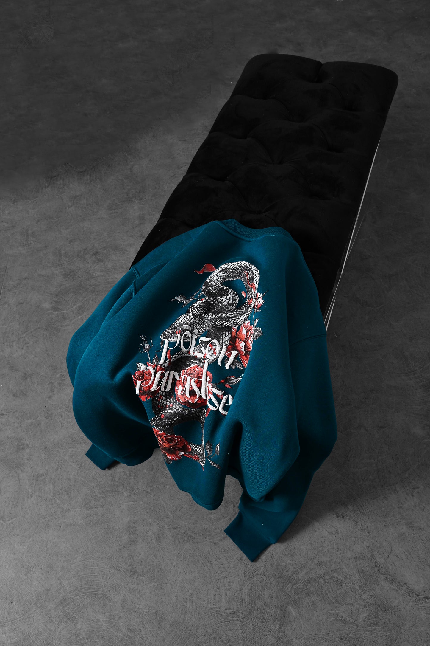 " Poison Paradise " Oversized Crew-neck