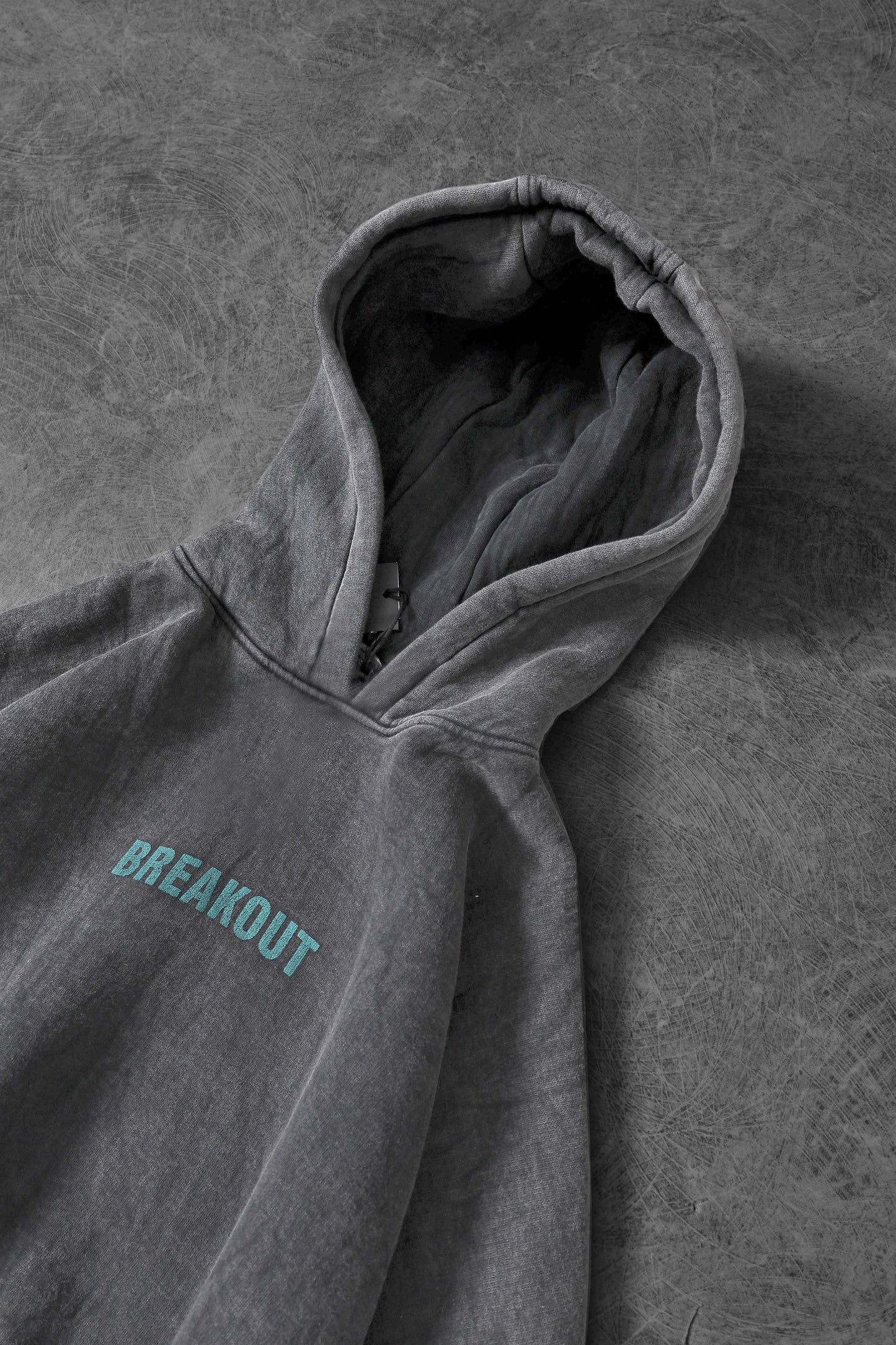 " Breakout " Oversized Hoodie - Acid washed