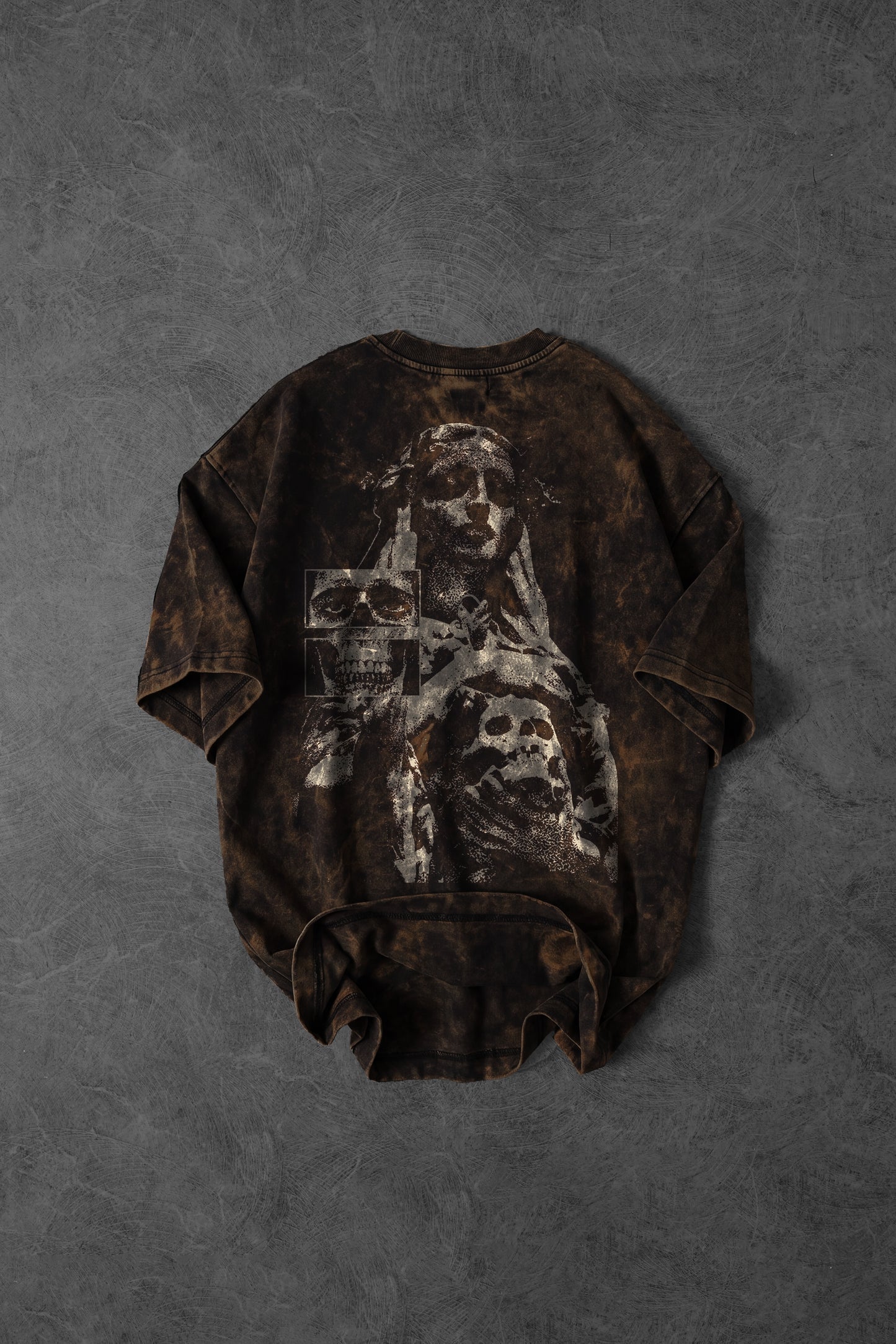 " Dead Frequency " UV - Washed Oversized Tee