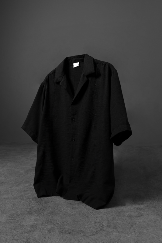 " 9amraya " Classic Shirt - Black