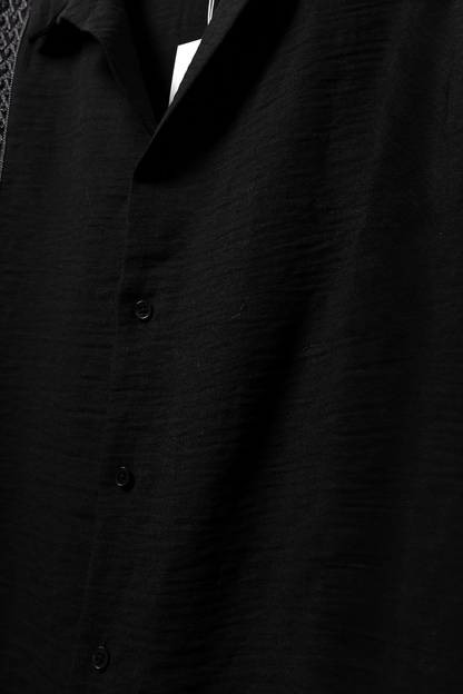 " 9amraya " Classic Shirt - Black