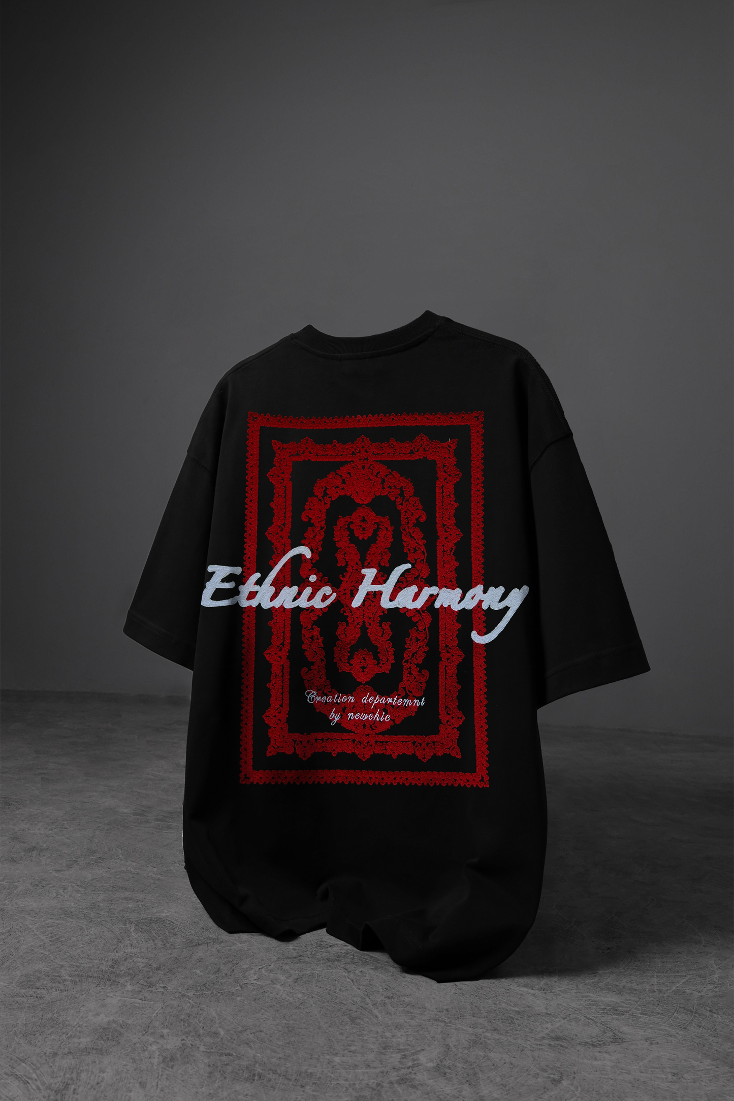" Ethnic Harmony " Oversized Tee