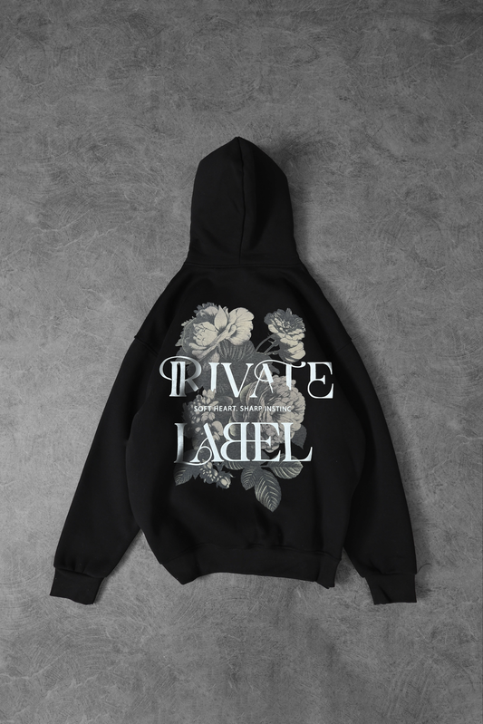 " Private Label " Oversized Hoodie