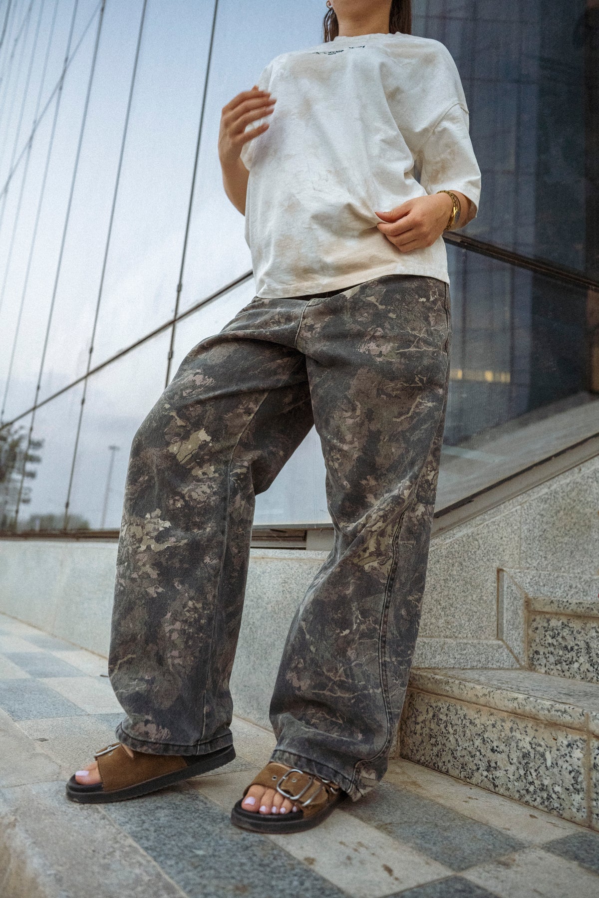 " Forest Whispers " Digital Printed Baggy Pant