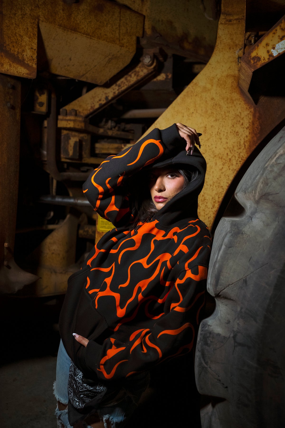 " Venom Flow " Oversized Hoodie