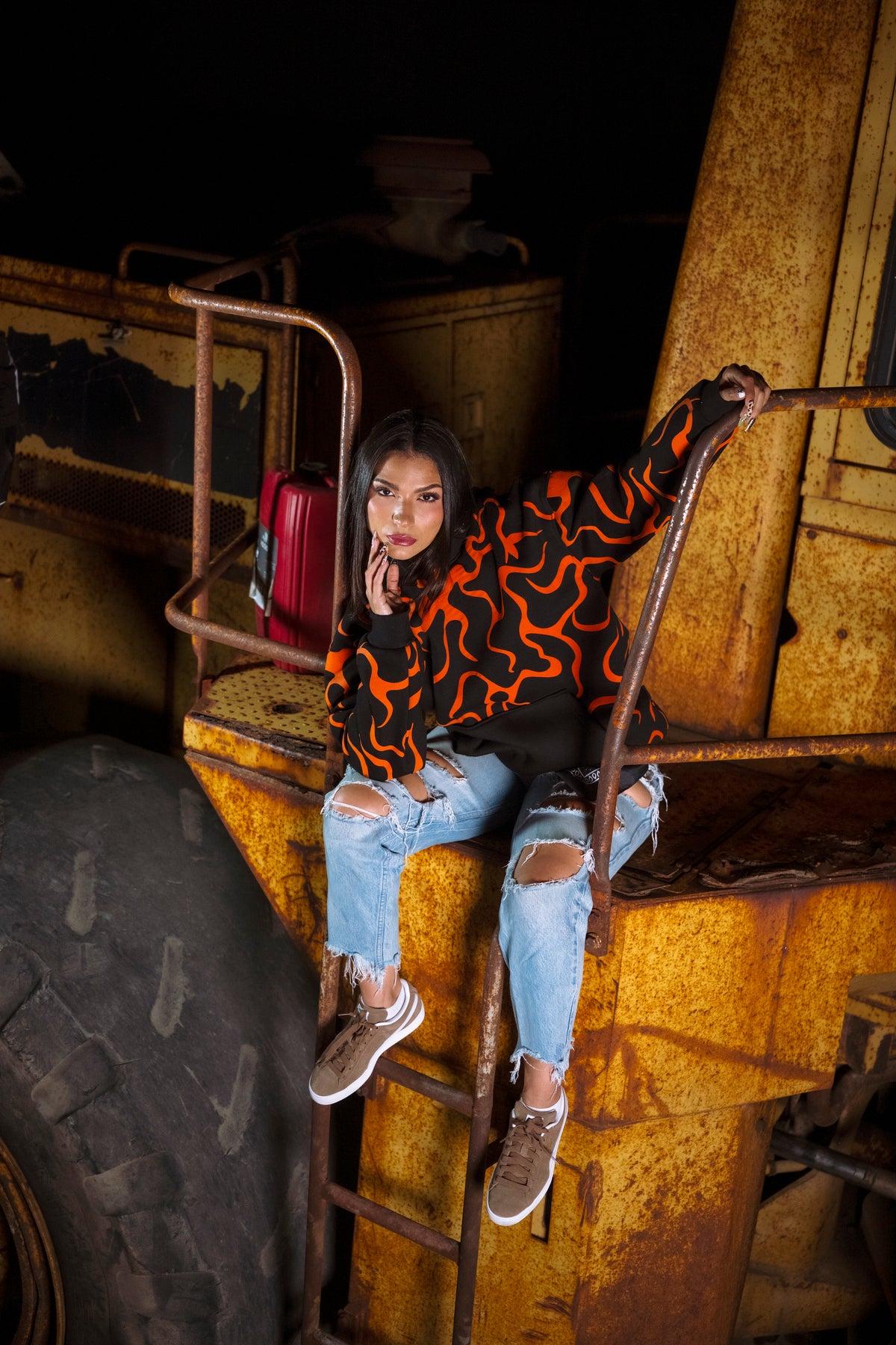 " Venom Flow " Oversized Hoodie