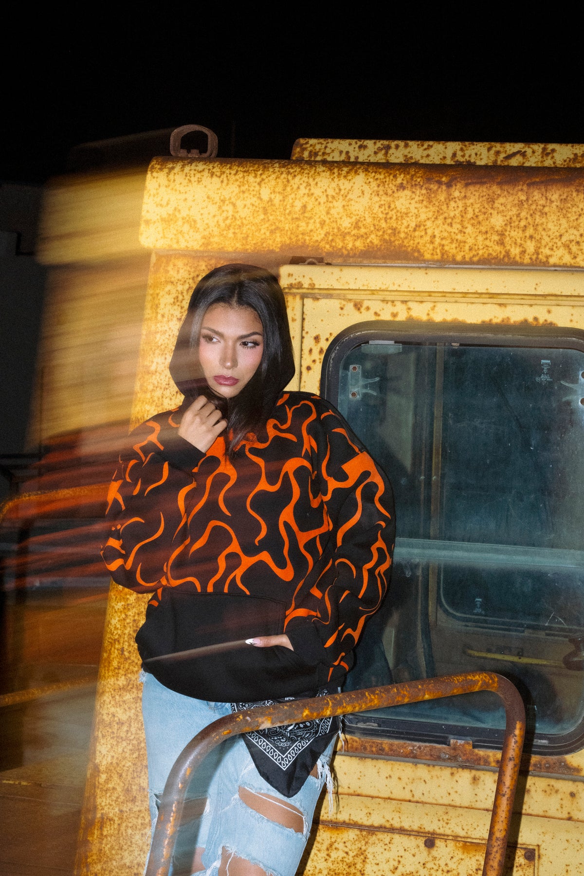 " Venom Flow " Oversized Hoodie