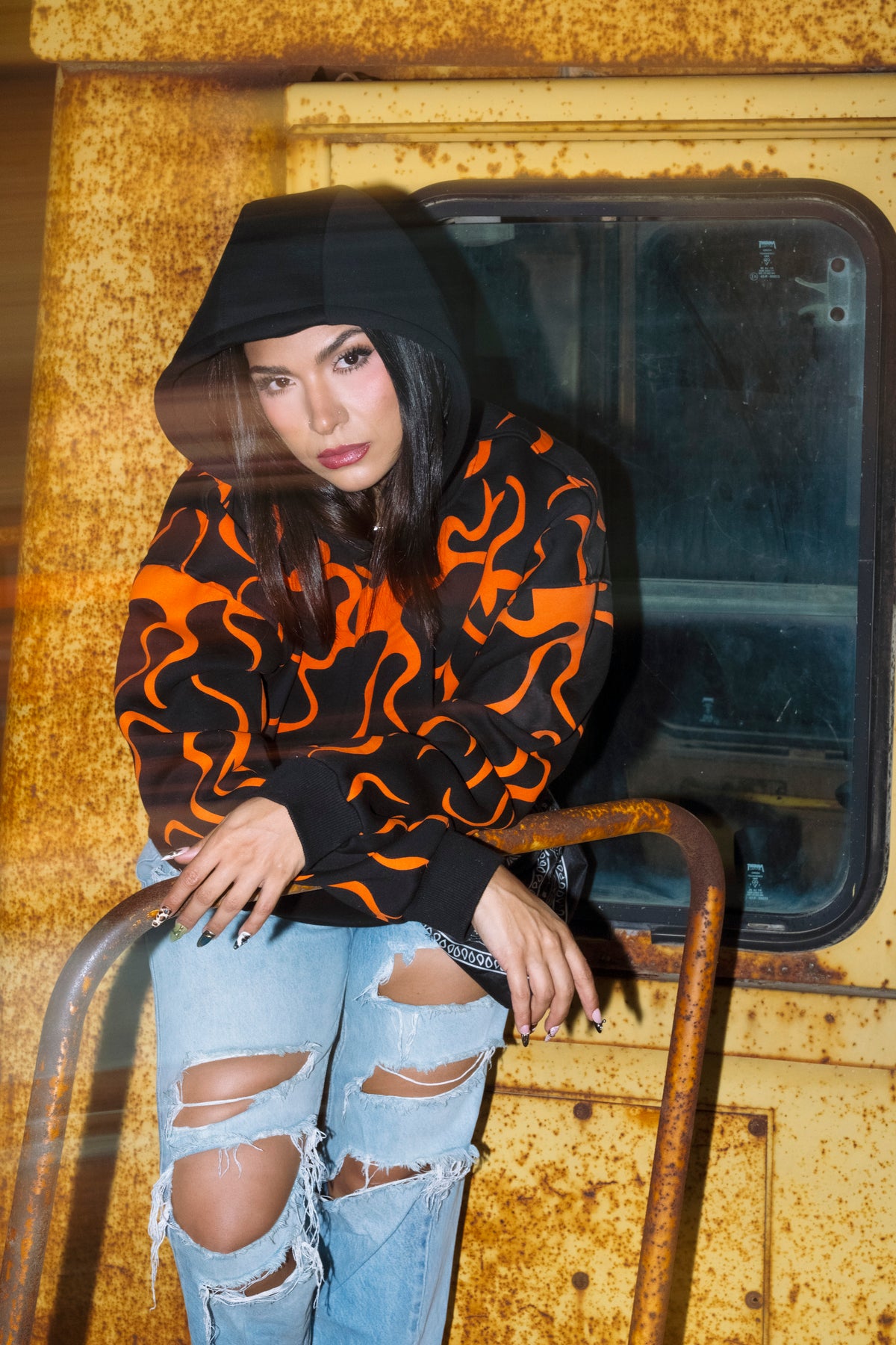 " Venom Flow " Oversized Hoodie