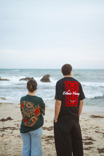 " Ethnic Harmony " Oversized Tee