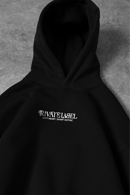 " Private Label " Oversized Hoodie
