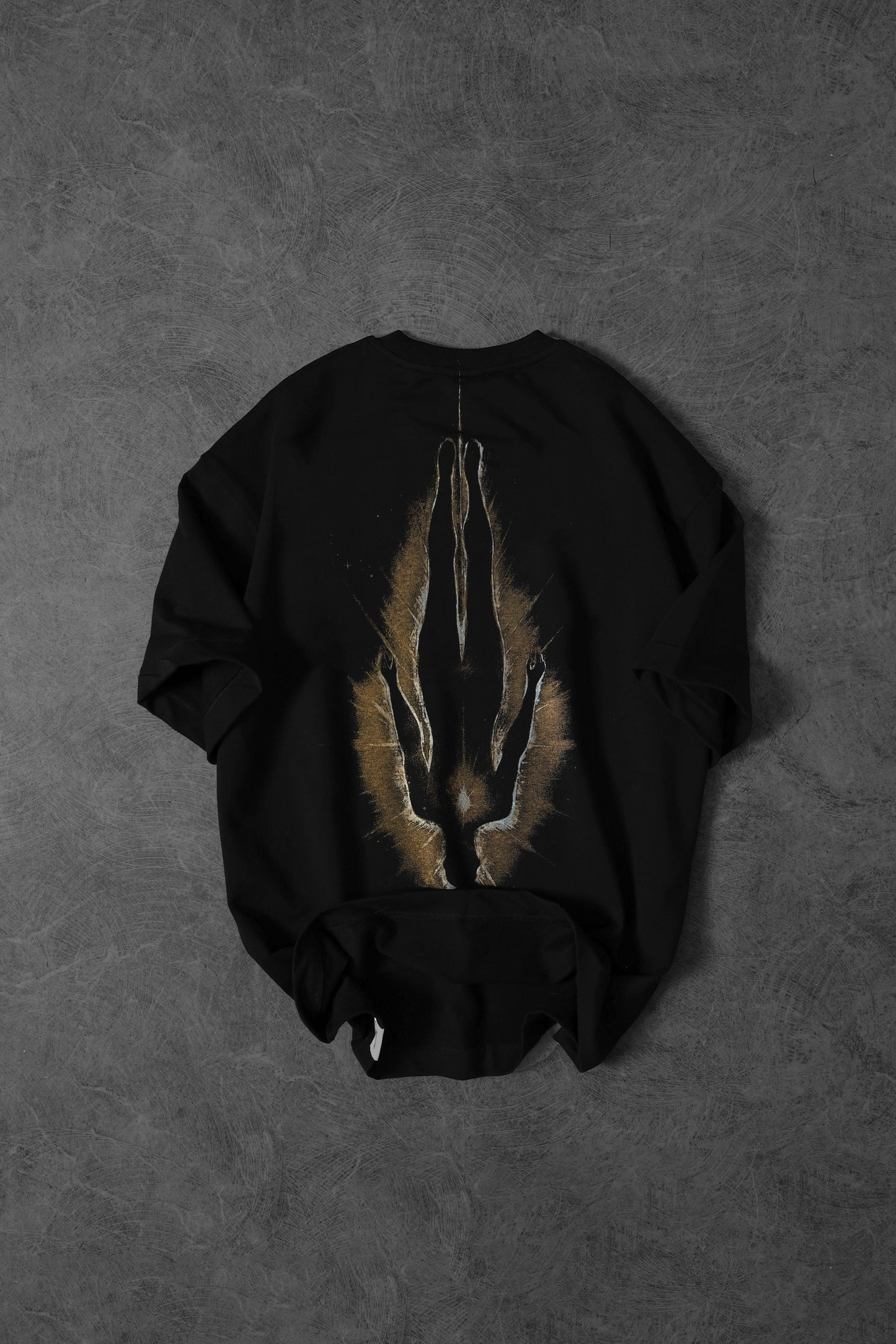 " After Life " Acid-Printed Oversized Tee