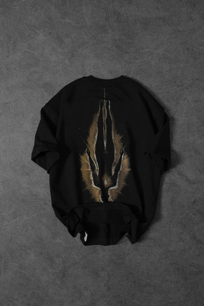 " After Life " Acid-Printed Oversized Tee