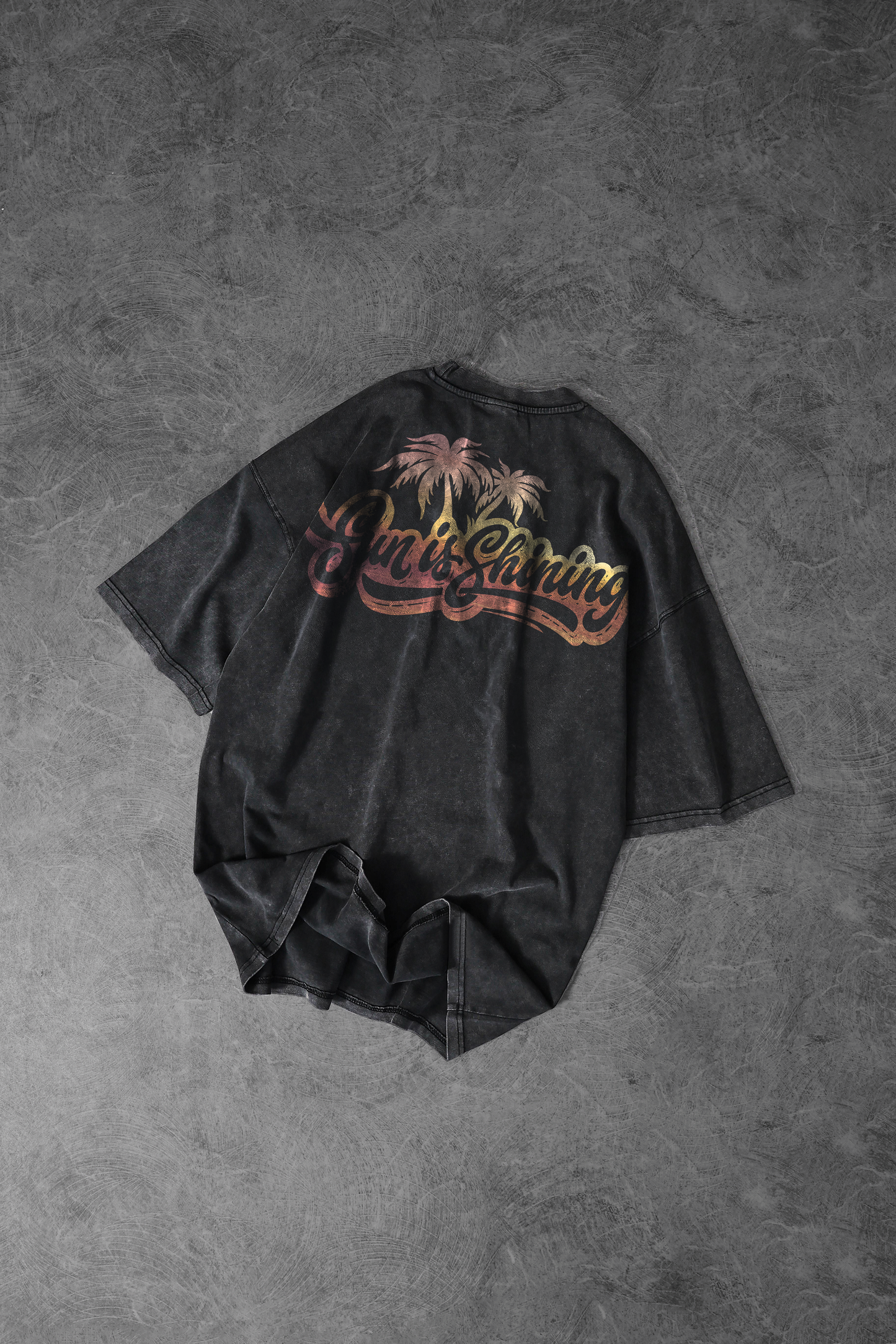 " Summer 26 Legacy " Acid-Washed Oversized Tee