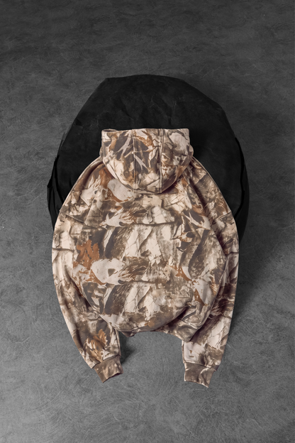 " American Desert Camo " DG-Printed Oversized Hoodie