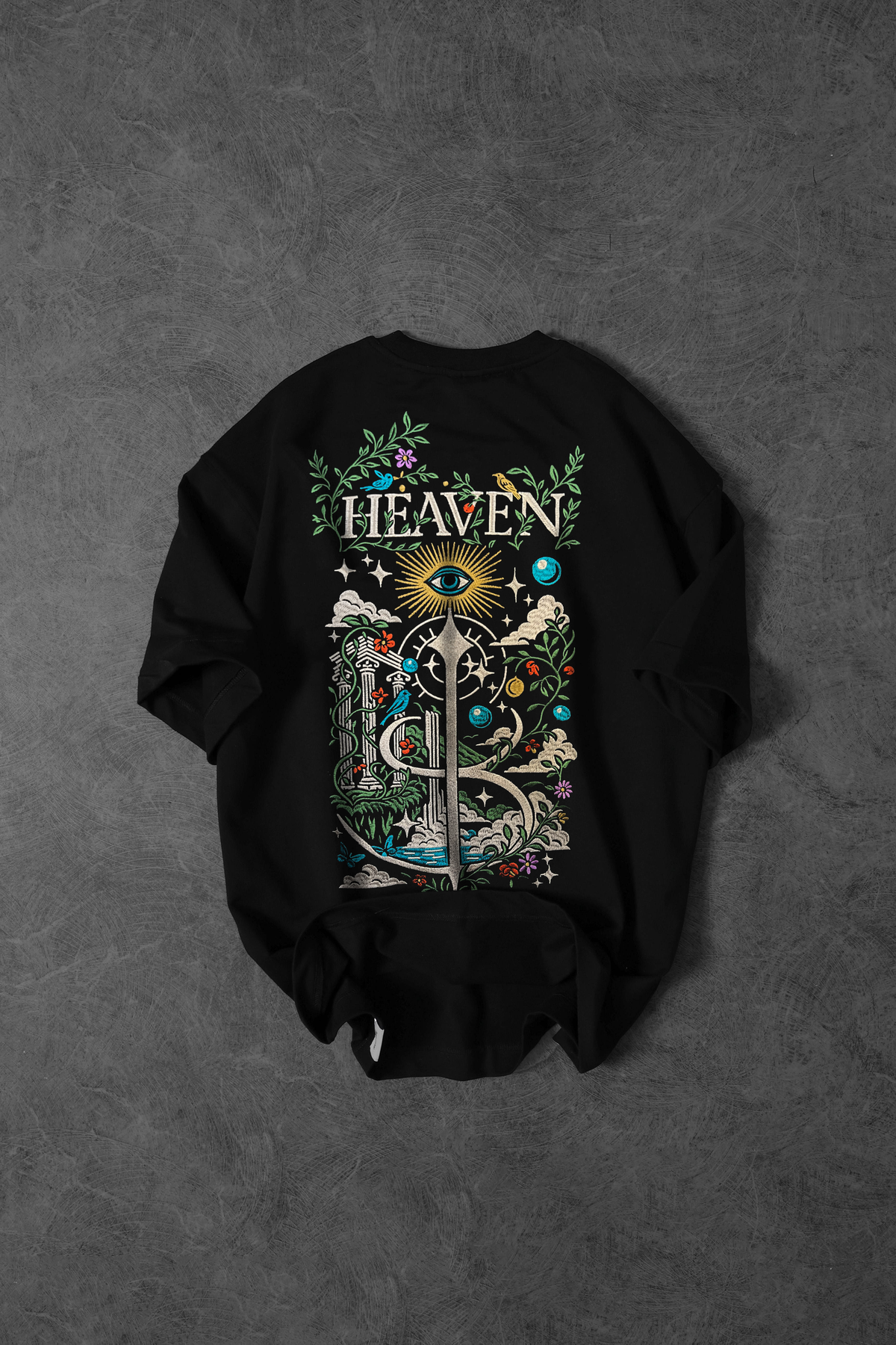 " Land Of Eternity " Heaven's Oversized Tee
