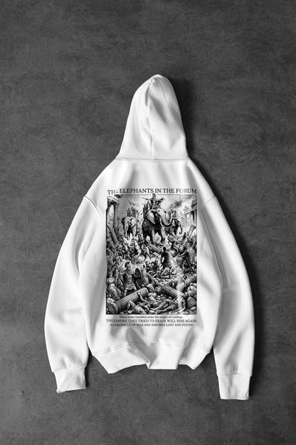 " Elephants in the Forum " Oversized Hoodie