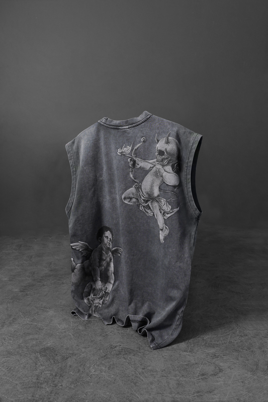 " Fallen Archers " Sleeveless Oversized Tee