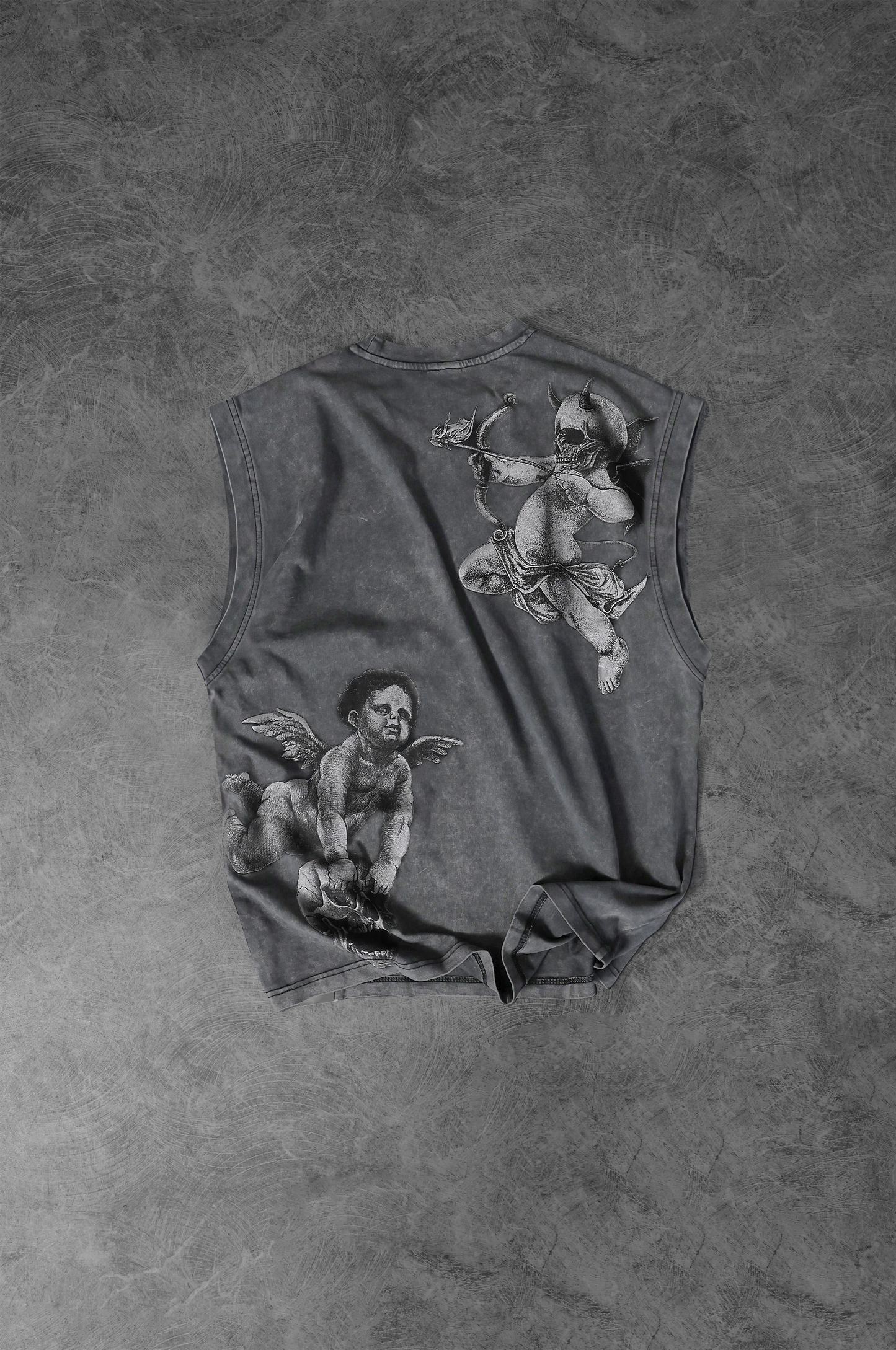 " Fallen Archers " Sleeveless Oversized Tee