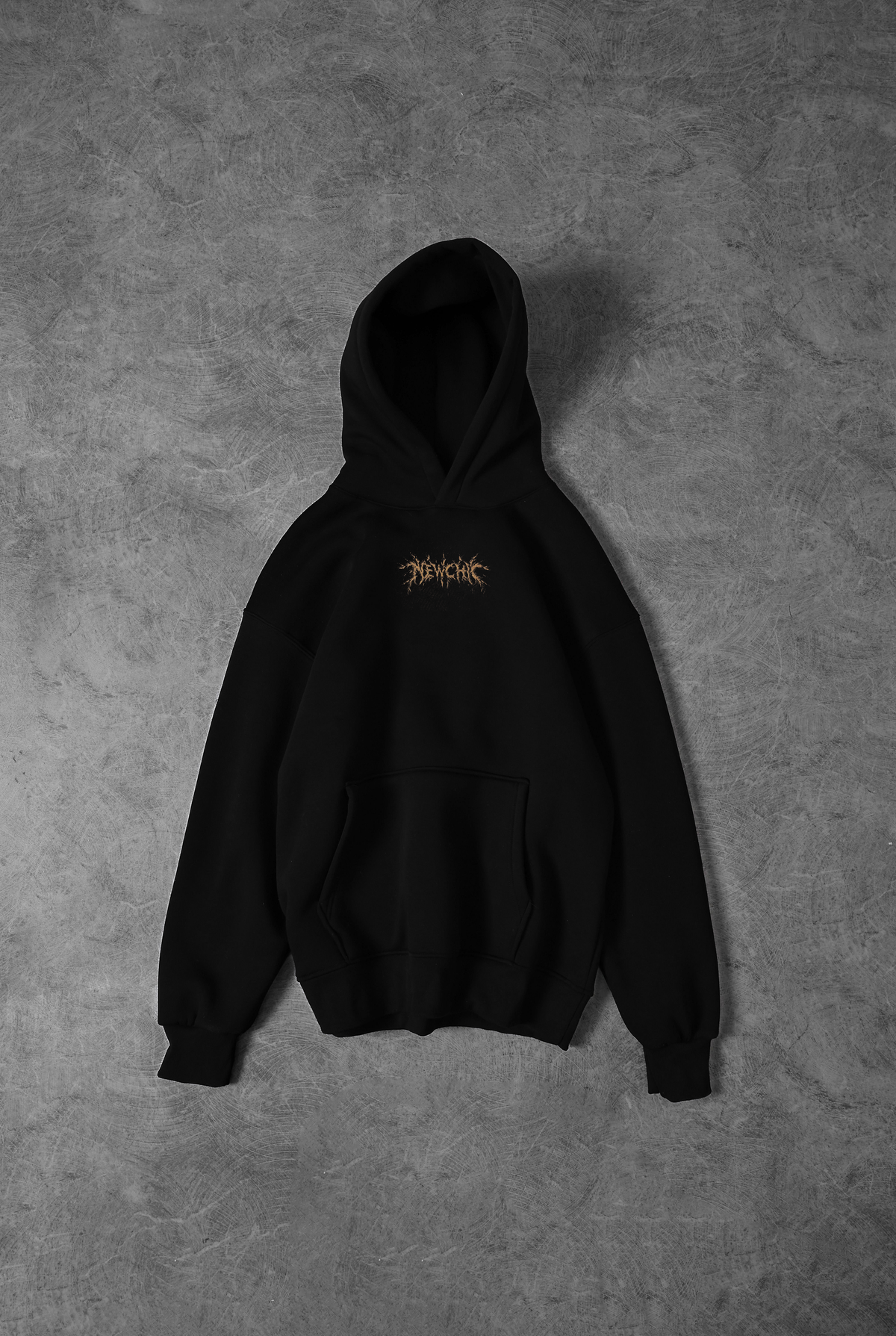 " Cursed Tree " Acid-Printed Oversized Hoodie