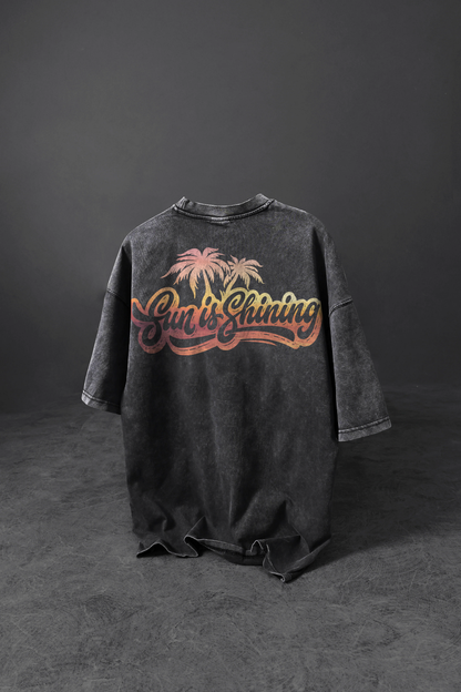 " Summer 26 Legacy " Acid-Washed Oversized Tee
