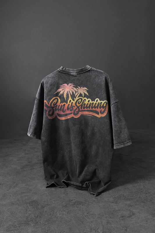 " Summer 26 Legacy " Acid-Washed Oversized Tee