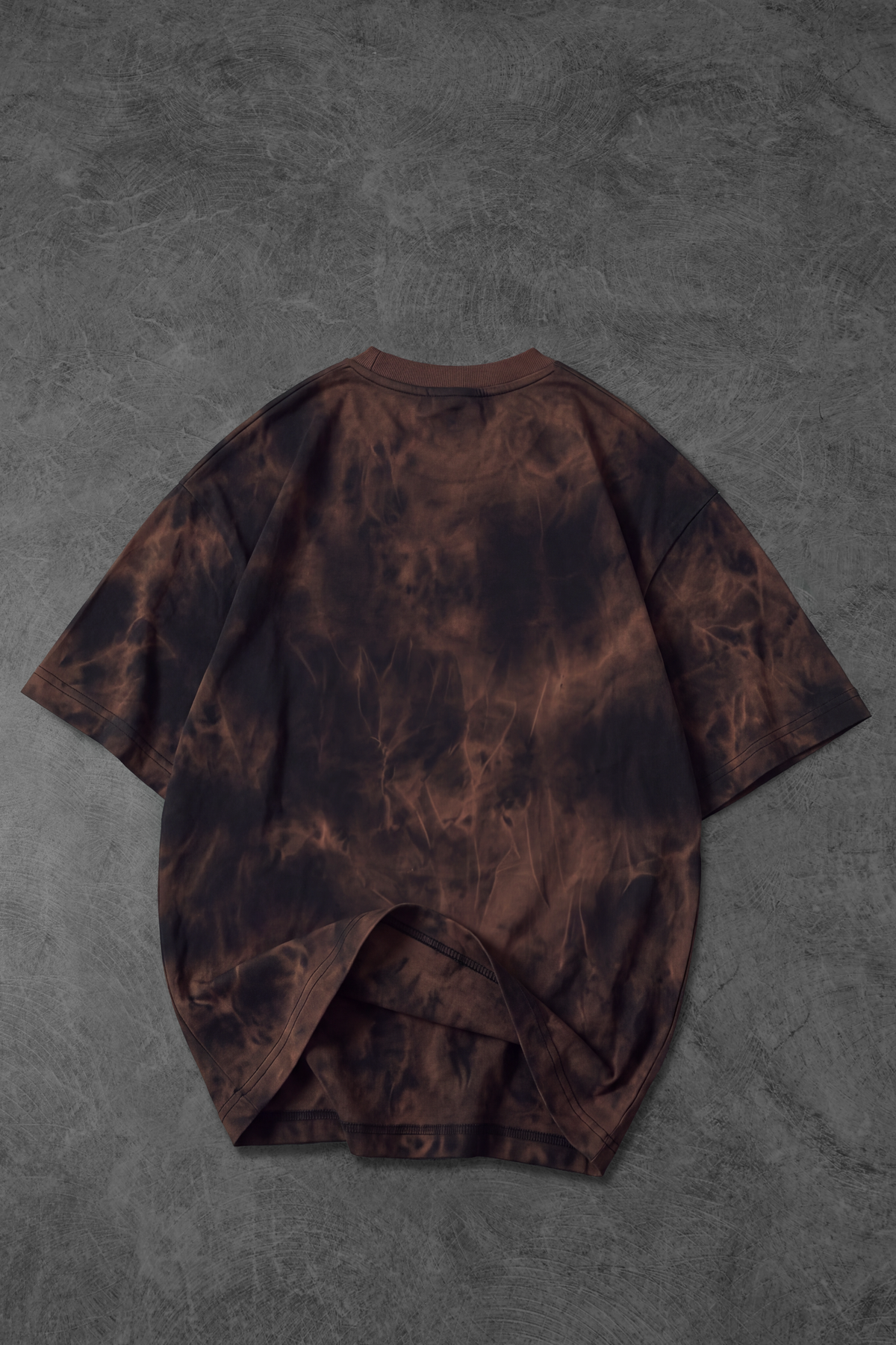 " Bruned ORBYZ " Crystal-Wash Oversized Tee
