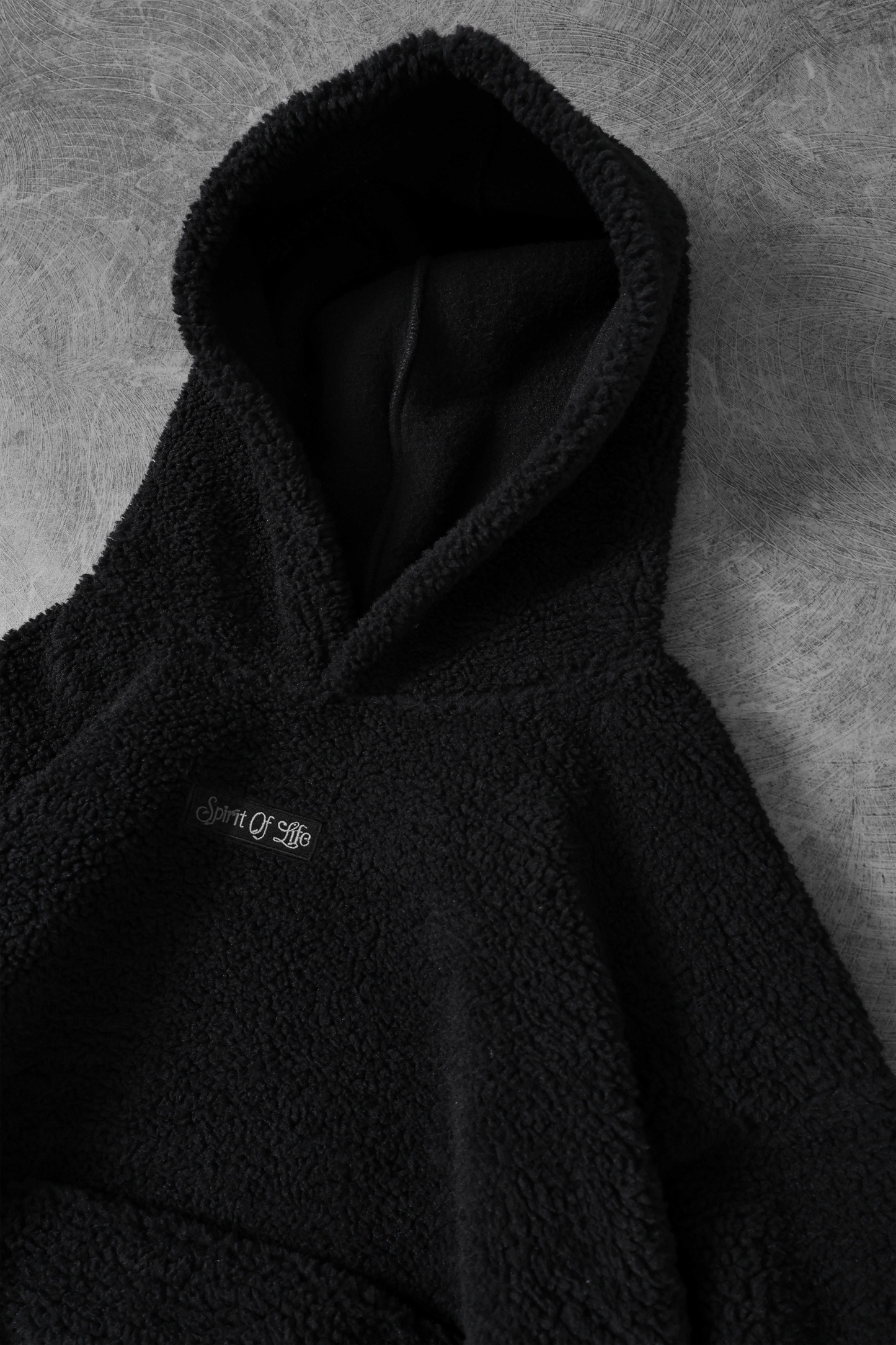 " Siberian Bear " Oversized Sherpa Hoodie
