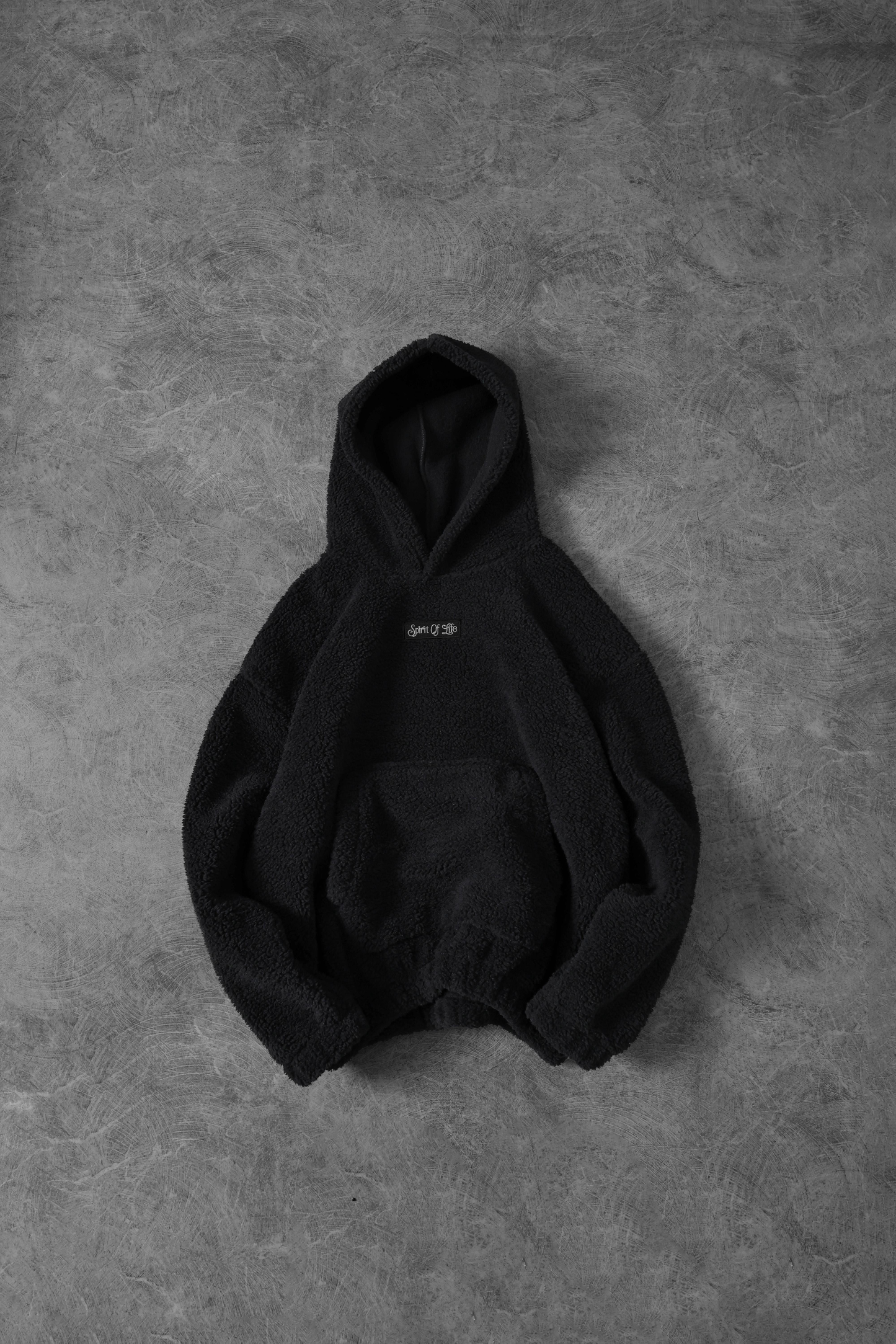 " Siberian Bear " Oversized Sherpa Hoodie
