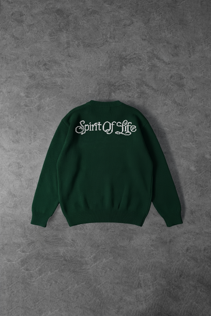 " Spirit Of life " Knit Pullover