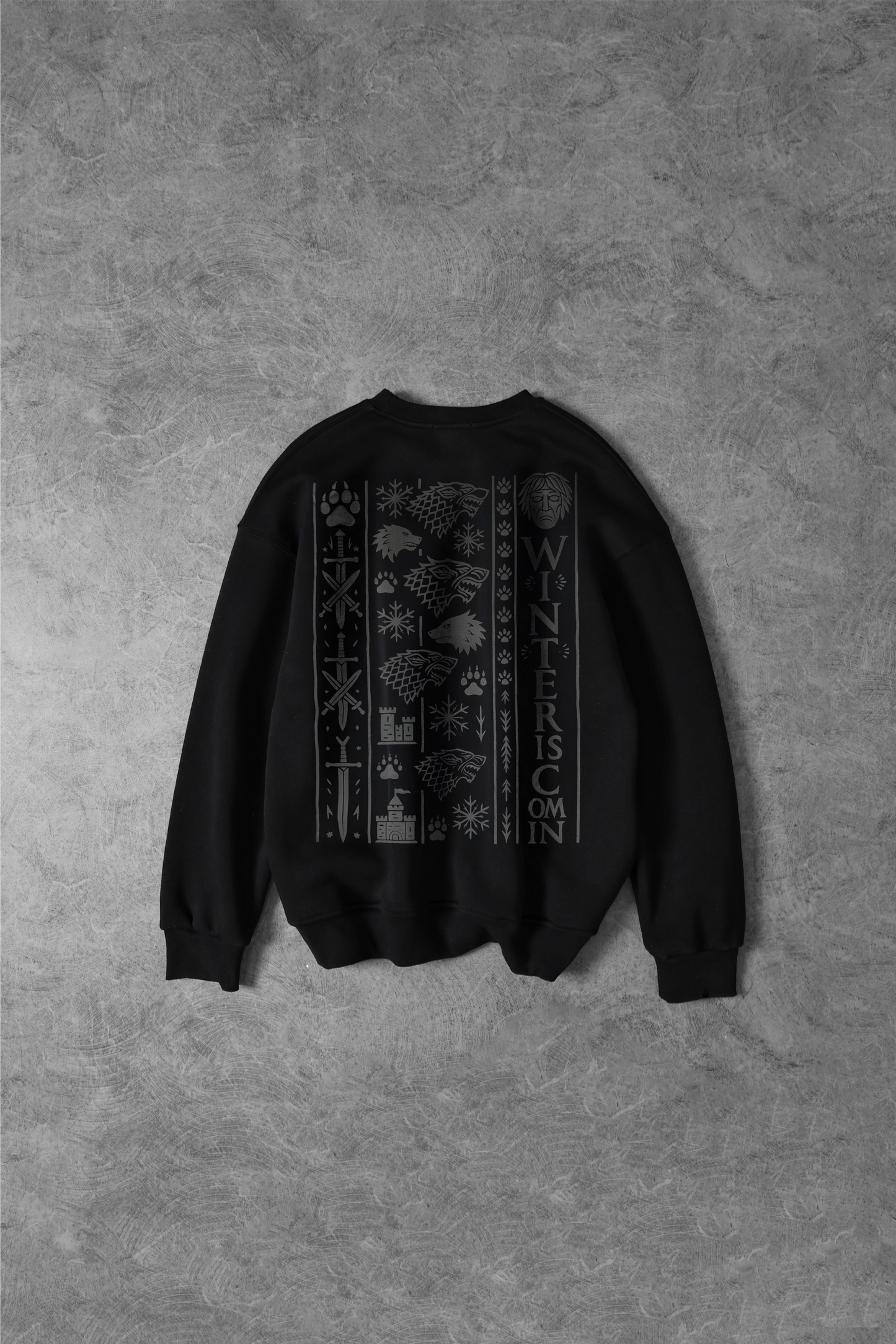 " Winter Is Coming " Oversized Crew-Neck