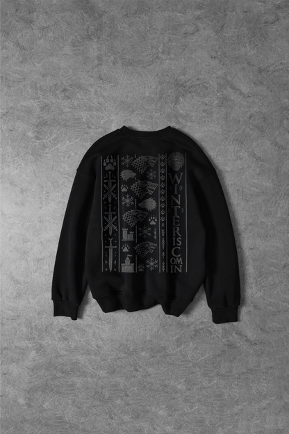 " Winter Is Coming " Oversized Crew-Neck