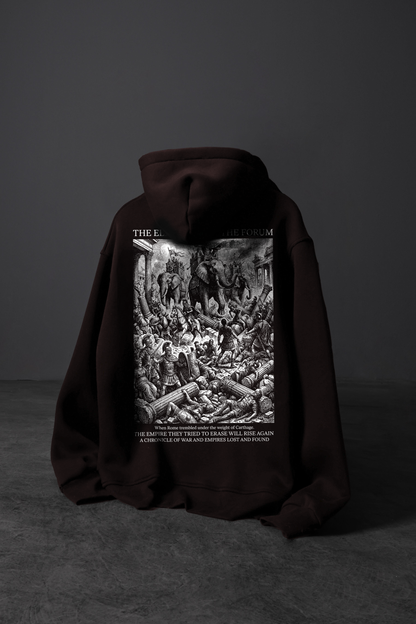 " Elephants in the Forum " Oversized Hoodie