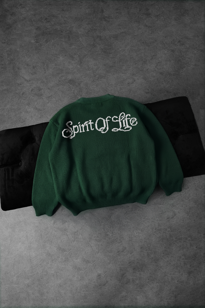 " Spirit Of life " Knit Pullover