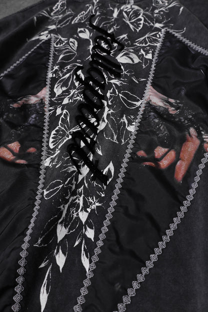 " Fall Apart " Acid-washed Oversized Tee