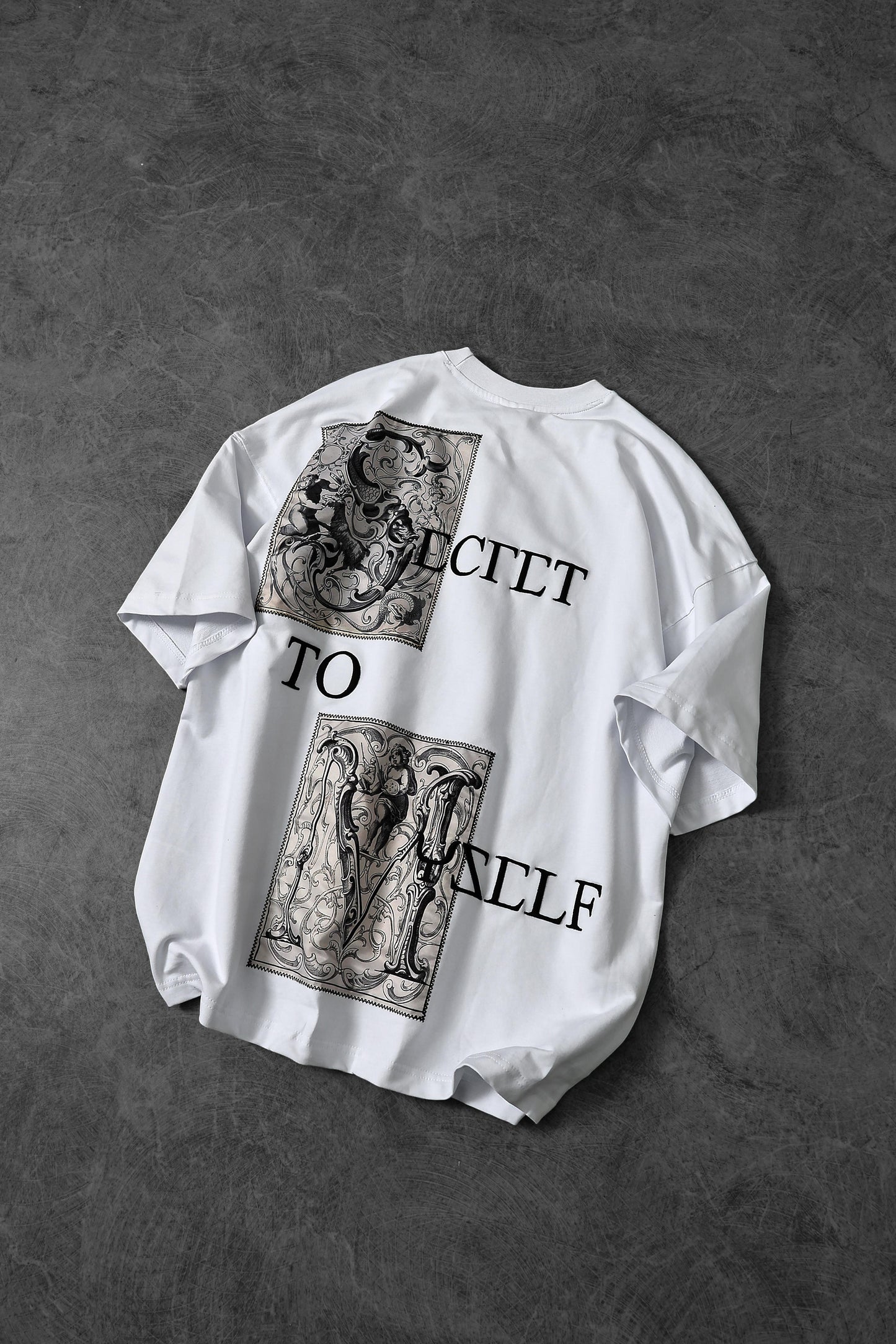 " Secret To Myself " Oversized Tee