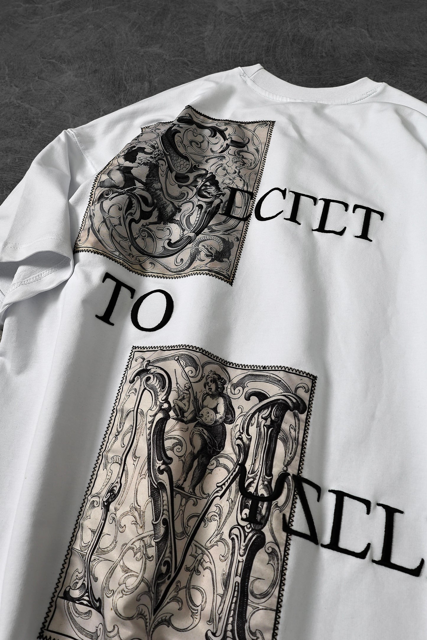 " Secret To Myself " Oversized Tee