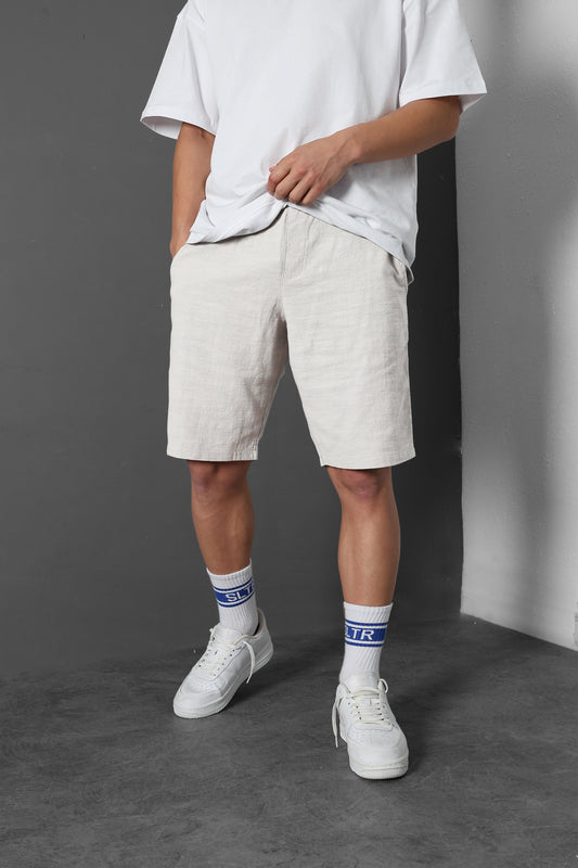 " 9amraya " classic shorts - white