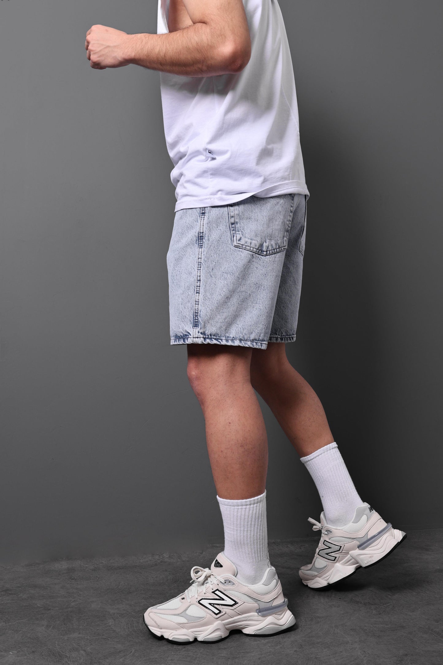 “ Stonewash Core ” Denim Shorts