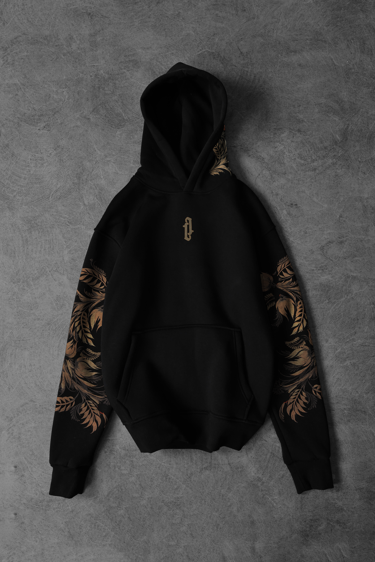 " Forbidden Garden " Acid-Printed Oversized Hoodie