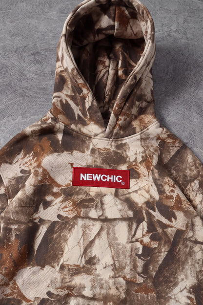 " American Desert Camo " DG-Printed Oversized Hoodie
