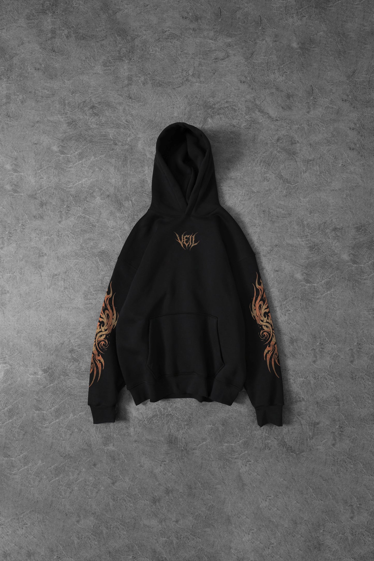 " The path finder Butterfly " Acid-Printed Oversized Hoodie