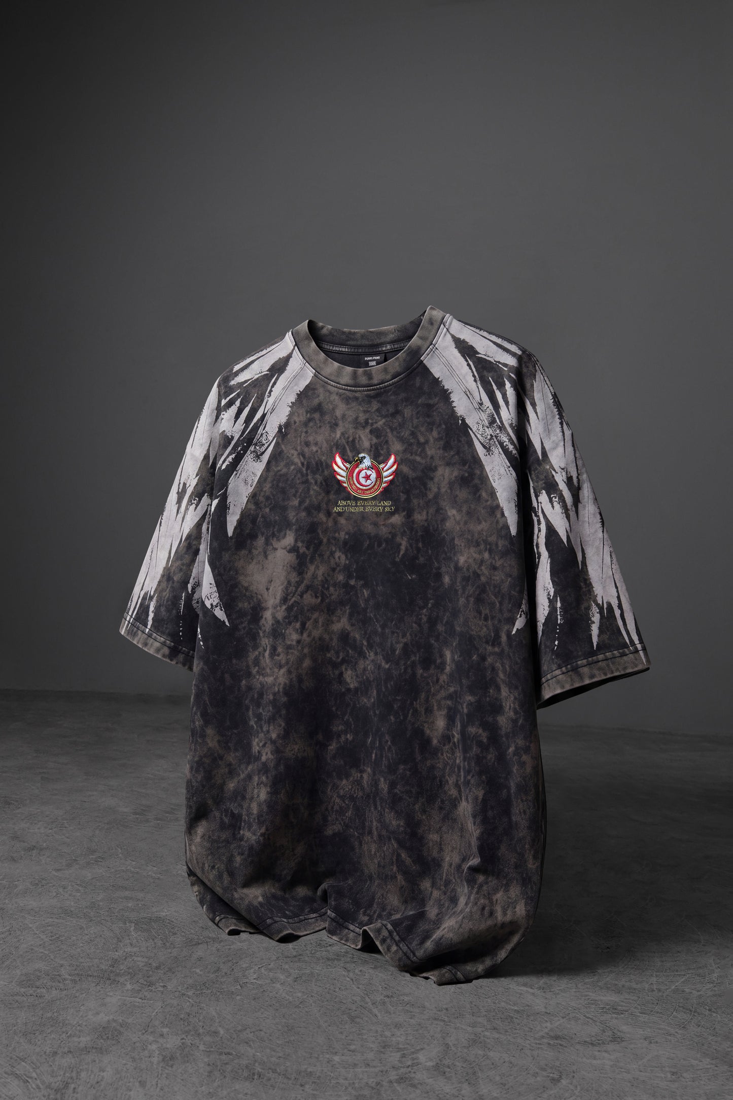 " Carthage Eagles " UV-Washed Oversized Tee