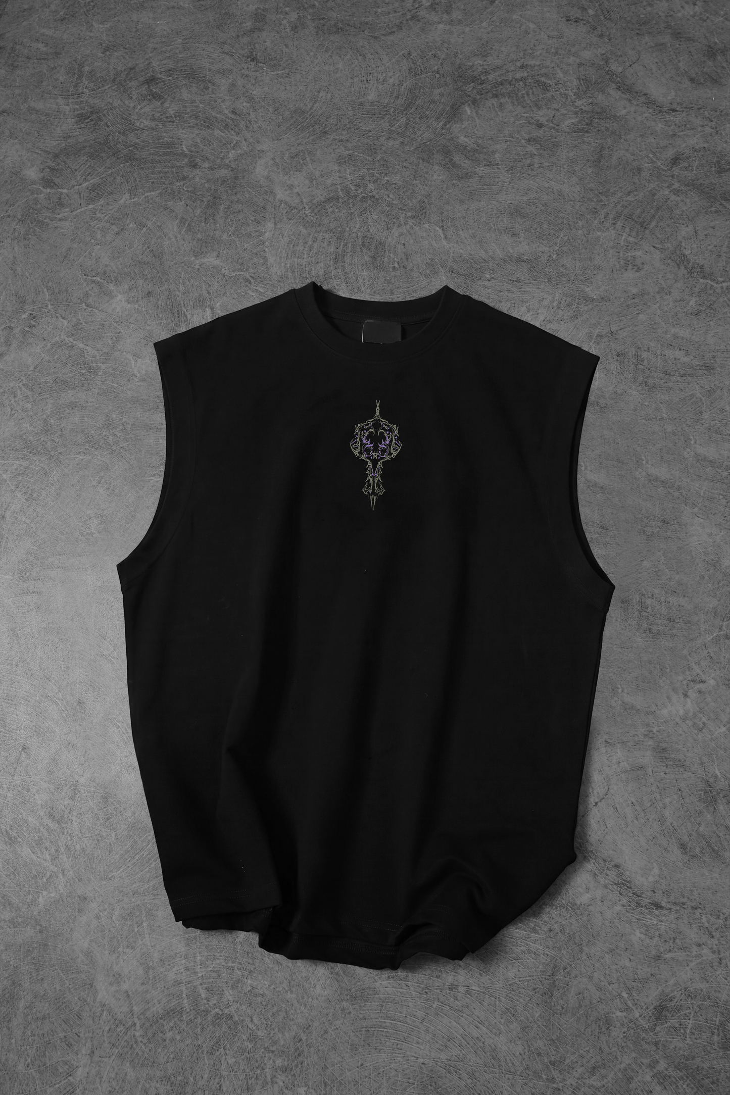 " Phantom Veins " Oversized Sleeveless Tee